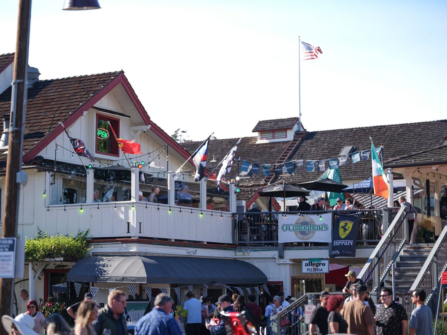 O'Callaghan's Irish Pub exterior patio at The Barnyard Carmel